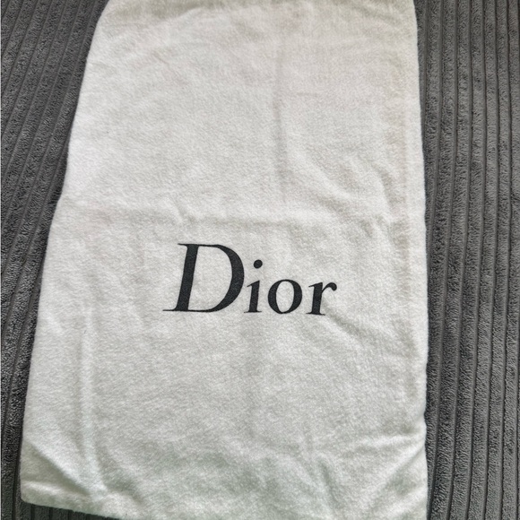 Dior Handbags - Authentic Dior Dust Bag White Dustbag Drawstring Soft